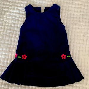 Florence Eiseman Navy Baby Girl Jumper Dress